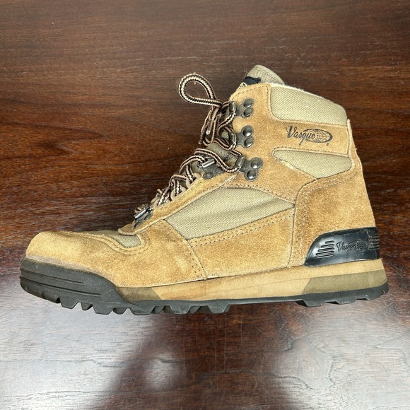 Vasque Boots Womens Sz 8 Hiking Lace Up Ankle Bootie 7583 Brown Suede Comfort - Picture 12 of 13